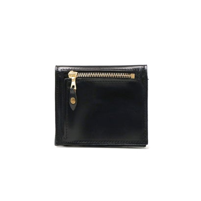 日本正規品 グレンロイヤル 二つ折り財布 ブランド GLENROYAL 小銭入れあり 革 ミニウォレット COMPACT MINI WALLET 03ー5824 （ブラウン）｜詳細画像