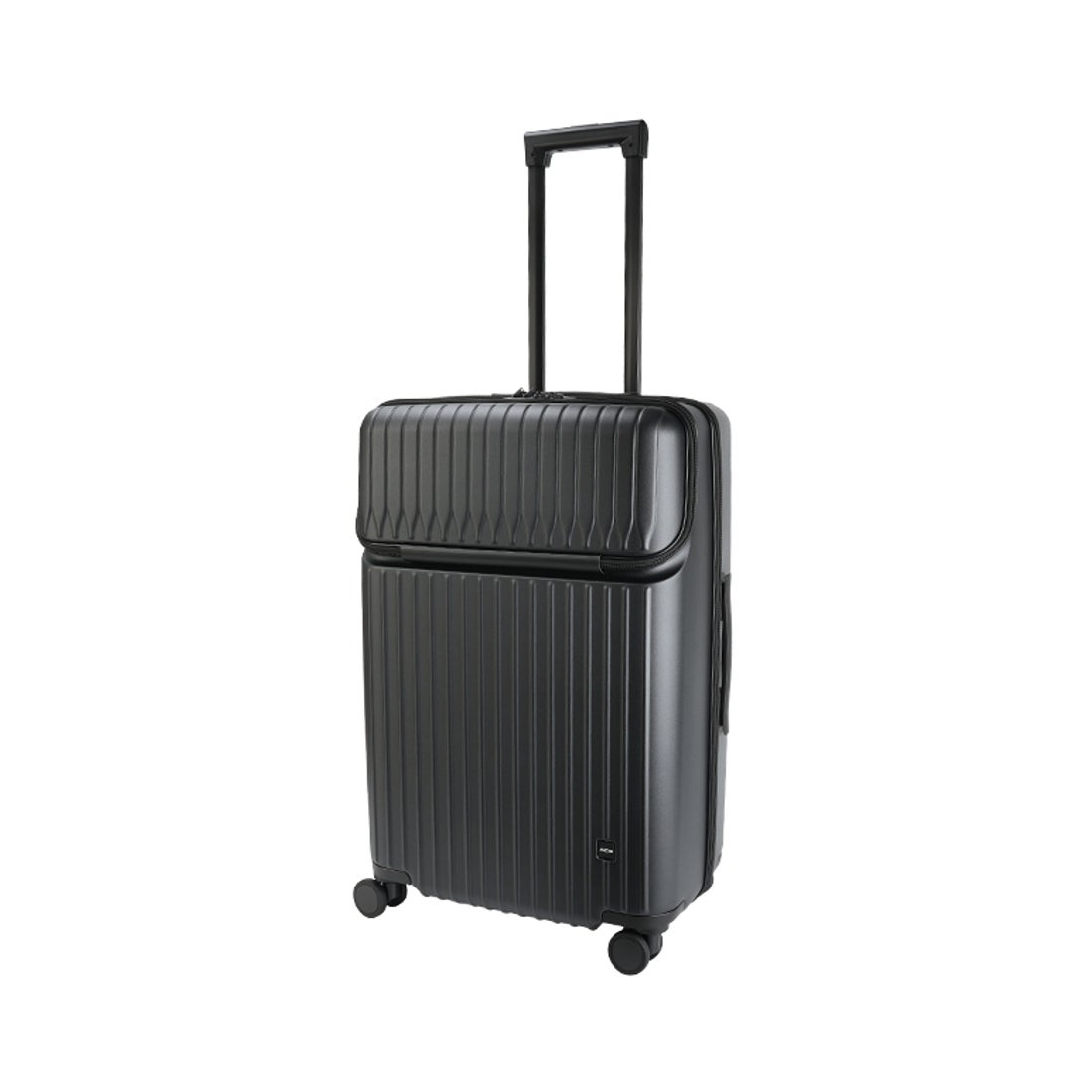ACE（エース）エース スーツケース Mサイズ 59L トップオープン フロントオープン ストッパー付き ACE 06537 キャリーケース キャリーバッグ （マットブラック）