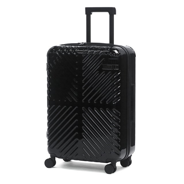 正規品5年保証 スーツケース Mサイズ メンズ レディース 軽量 軽い 旅行 中型 5泊 6泊 双輪 TSAロック おしゃれ ファスナー ブランド 出張 国内旅行 57L ラディアル 06972 （ブラック）