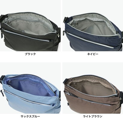 エース ACE 正規品5年保証 ショルダーバッグ レディース 斜めがけバッグ ブランド ナイロン 軽量 斜めがけ 小さめ シンプル カジュアル おしゃれ 大人 ミニショルダーバッグ B5 アリッサム 17691 （ライトブラウン）｜詳細画像