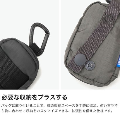 シー CIE キーケース レディース メンズ ブランド スマートキー 日本製 軽量 防水 ナイロン ラウンドファスナー 鍵入れ 小さめ ミニポーチ 小物入れ GRID-0 KEYCASE2-S 032673 （LIGHTGRAY）｜詳細画像