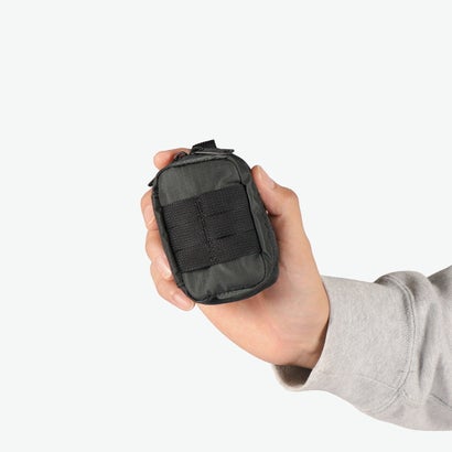 シー CIE キーケース レディース メンズ ブランド スマートキー 日本製 軽量 防水 ナイロン ラウンドファスナー 鍵入れ 小さめ ミニポーチ 小物入れ GRID-0 KEYCASE2-S 032673 （LIGHTGRAY）｜詳細画像