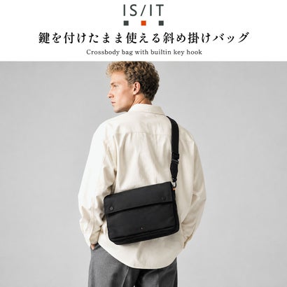 ショルダーバッグ メンズ レディース 斜めがけ 大人 ブランド ナイロン 撥水 おしゃれ 丈夫 斜めがけバッグ 肩掛け 横型 カジュアル ショルダー シンプル ウェザー 984114 （アイボリー）｜詳細画像