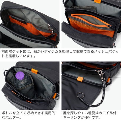 イズイット IS/IT ショルダーバッグ メンズ レディース 斜めがけ 大人 ブランド 小さめ 縦長 ナイロン 撥水 おしゃれ 丈夫 斜めがけバッグ 肩掛け コンパクト 縦型 ウェザー 984113 （アイボリー）｜詳細画像