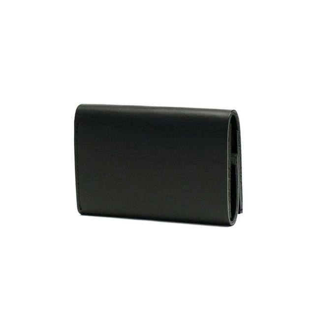 財布 ミニ財布 straccio Liscio/Buttero ストラッチョ リスシオ・ブッテーロ 三つ折り財布 三つ折り 本革 STR1b （ブラック）