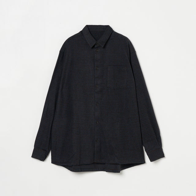 SHAGGY COTTON  CHECK SHIRT （ブルー系）