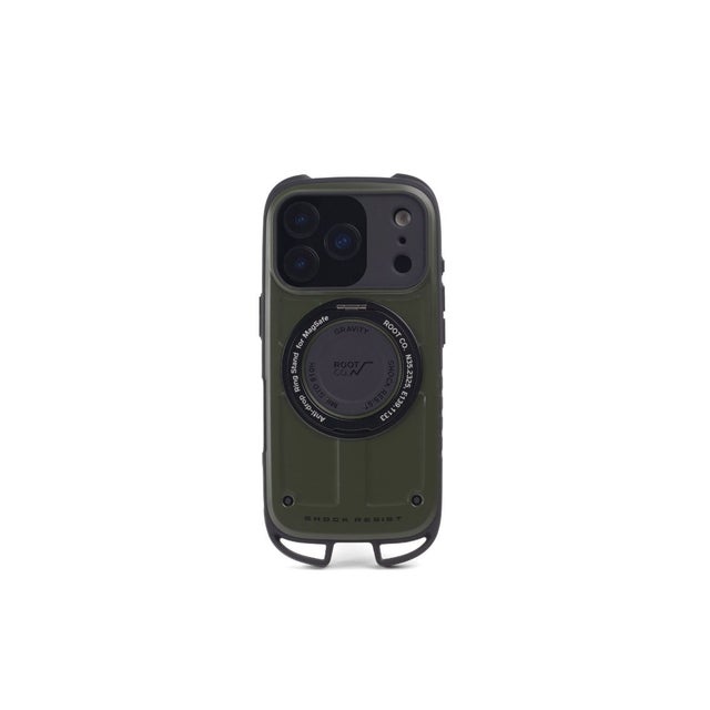 6ヶ月保証 スマホケース iPhone17Pro iPhone18Pro iPhoneケース GRAVITY Shock Resist Case Rugged Plus. GSRUP-4446 （カーキ）