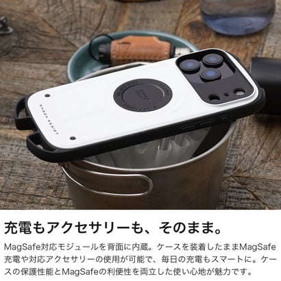 ルートコー ROOT CO. 6ヶ月保証 スマホケース iPhone17ProMax iPhone18ProMax iPhoneケース GRAVITY Shock Resist Case Rugged. GSRU-4446 （ブラック）｜詳細画像