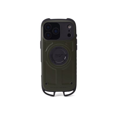 ルートコー ROOT CO. 6ヶ月保証 スマホケース iPhone17ProMax iPhone18ProMax iPhoneケース GRAVITY Shock Resist Case Rugged. GSRU-4446 （カーキ）｜詳細画像