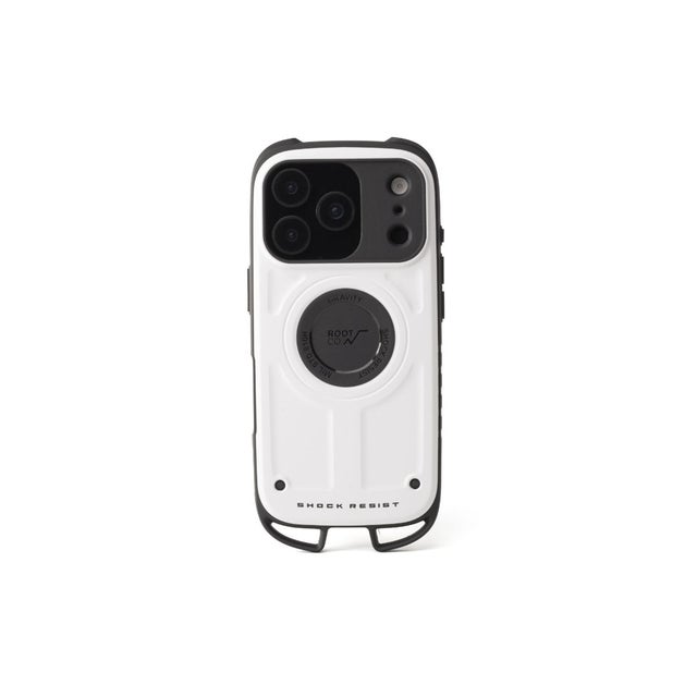 6ヶ月保証 スマホケース iPhone17Pro iPhone18Pro iPhoneケース ワイヤレス充電 GRAVITY Shock Resist Case Rugged. GSRU-4445 （ホワイト）