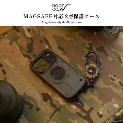 ルートコー ROOT CO. 6ヶ月保証 スマホケース iPhone17Pro iPhone18Pro iPhoneケース ワイヤレス充電 GRAVITY Shock Resist Case Rugged. GSRU-4445 （コヨーテ）｜詳細画像