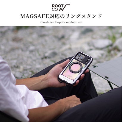 ルートコー ROOT CO. 6ヶ月保証 スマホケース iPhone17ProMax iPhone18ProMax iPhoneケース GRAVITY Shock Resist Case Hold Plus. GSHP-4445 （ホワイト）｜詳細画像