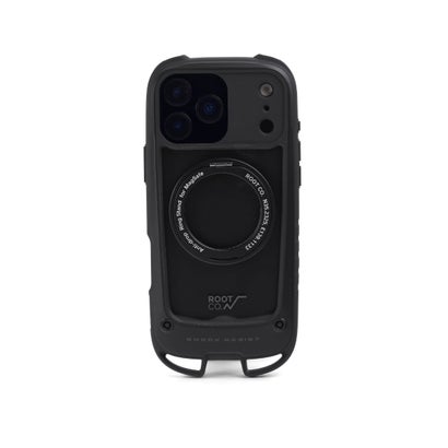 ルートコー ROOT CO. 6ヶ月保証 スマホケース iPhone17ProMax iPhone18ProMax iPhoneケース GRAVITY Shock Resist Case Hold Plus. GSHP-4445 （ブラック）｜詳細画像