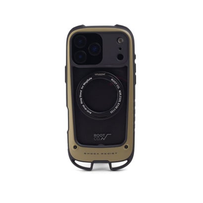 ルートコー ROOT CO. 6ヶ月保証 スマホケース iPhone17ProMax iPhone18ProMax iPhoneケース GRAVITY Shock Resist Case Hold Plus. GSHP-4445 （コヨーテ）｜詳細画像