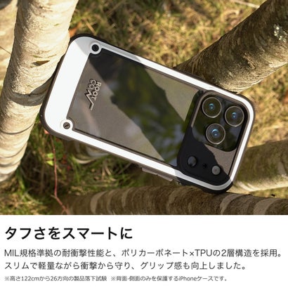 6ヶ月保証 スマホケース iPhone17Pro iPhone18Pro MIL規格 耐衝撃 GRAVITY Shock Resist Tough & Basic Case. GST-4447 （ブラック）｜詳細画像