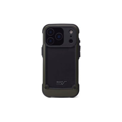 6ヶ月保証 スマホケース iPhone17Pro iPhone18Pro MIL規格 耐衝撃 GRAVITY Shock Resist Tough & Basic Case. GST-4447 （カーキ）｜詳細画像