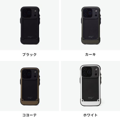 6ヶ月保証 スマホケース iPhone17Pro iPhone18Pro MIL規格 耐衝撃 GRAVITY Shock Resist Tough & Basic Case. GST-4447 （カーキ）｜詳細画像
