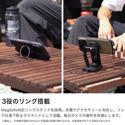 ルートコー ROOT CO. 6ヶ月保証 ルートコー スマホケース iPhone17ProMax iPhone18ProMax 携帯カバー ROOT CO. iPhoneケース GRAVITY GSRUP-4447 （コヨーテ）｜詳細画像