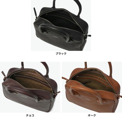 ボストンバッグ メンズ レディース 小さめ バッグ ミニボストン 軽量 通勤 ブランド 2WAY ミニ ショルダーバッグ 斜めがけ 本革 レザー Cb-Mini Boston Bag 306S60S （オーク）｜詳細画像