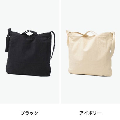 ショルダーバッグ メンズ レディース 大容量 大きめ A4 B4 ブランド バッグ トートバッグ 2WAY 斜めがけ 軽量 軽い Herringbone Shoulder Bag L SO785JK （ブラック）｜詳細画像