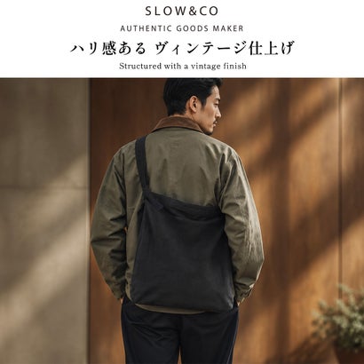 ショルダーバッグ メンズ レディース 大きめ A4 ブランド バッグ トートバッグ 2WAY 斜めがけ 軽量 軽い 大人 布 Herringbone Shoulder Bag S SO786JK （アイボリー）｜詳細画像
