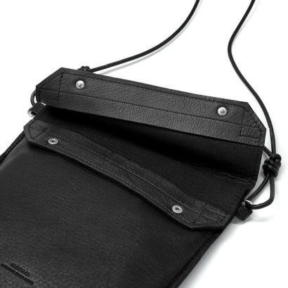 ショルダーバッグ メンズ レディース 斜めがけバッグ ブランド バッグ 小さめ 軽量 軽い 本革 革 レザーミニショルダー コンパクト おしゃれ 大人 日本製 Deer 858S106S （ブラック）｜詳細画像