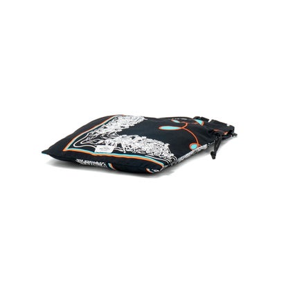 ショルダーバッグ ブランド redad and fluffy×SML マルシェバッグ バンダナ柄 巾着バッグ 日本製 A5 2WAY RAPHINHA BANDANNA ECO BAG 463S2 （KHAKI）｜詳細画像