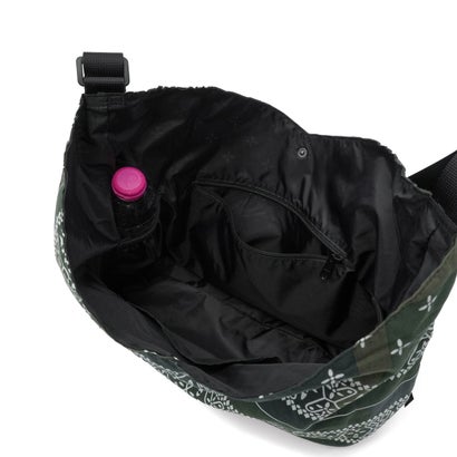 ショルダーバッグ ブランド トート 日本製 redad and fluffy×SML 軽量 バンダナ 2WAY A4 B4 RAPHINHA BANDANNA SHOULDER BAG 463S1 （KHAKI）｜詳細画像