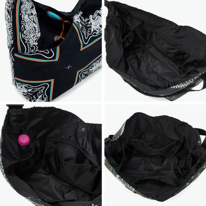 ショルダーバッグ ブランド トート 日本製 redad and fluffy×SML 軽量 バンダナ 2WAY A4 B4 RAPHINHA BANDANNA SHOULDER BAG 463S1 （KHAKI）｜詳細画像