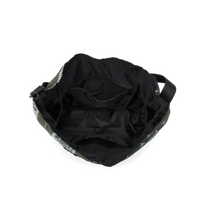 ショルダーバッグ ブランド トート 日本製 redad and fluffy×SML 軽量 バンダナ 2WAY A4 B4 RAPHINHA BANDANNA SHOULDER BAG 463S1 （BLACK）｜詳細画像