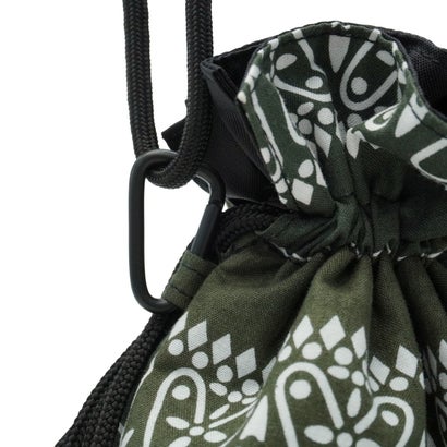 ショルダーバッグ レディース メンズ おしゃれ 軽量 redad and fluffy×SML 日本製 RAPHINHA BANDANNA DRAWSTRINGS SHOULDER 463S3 （KHAKI）｜詳細画像