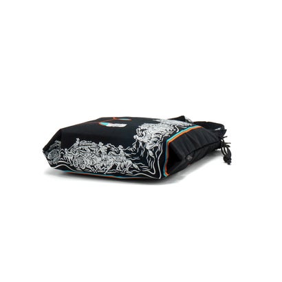 トートバッグ レディース メンズ おしゃれ ブランド redad and fluffy×SML 巾着バッグ RAPHINHA BANDANNA THICKNESS TOTE BAG 463S4 （KHAKI）｜詳細画像