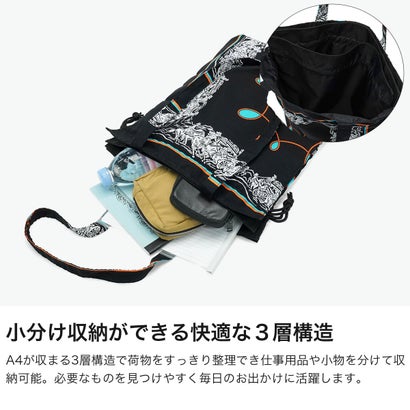 トートバッグ レディース メンズ おしゃれ ブランド redad and fluffy×SML 巾着バッグ RAPHINHA BANDANNA THICKNESS TOTE BAG 463S4 （KHAKI）｜詳細画像
