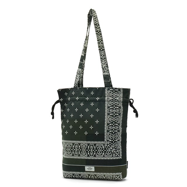 トートバッグ レディース メンズ おしゃれ ブランド redad and fluffy×巾着バッグ RAPHINHA BANDANNA THICKNESS TOTE BAG 463S4 （KHAKI）