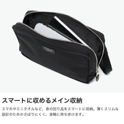 正規取扱店 ボディバッグ ボディパース レディース メンズ 斜めがけ ショルダー お財布ショルダー 肩掛け 日本製 SIMPLICITY BODY PURSE(UP DATE) （RED）｜詳細画像