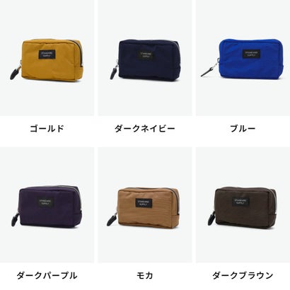 正規取扱店 ポーチ レディース メンズ 小物入れ 小さめ ミニ かわいい 軽量 軽い おしゃれ シンプル スクエア型 小さい 日本製 SIMPLICITY SQUARE POUCH S （ダークブラウン）｜詳細画像