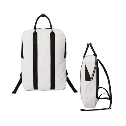 ウィーミー リュック 13L B4 PC収納 薄マチ スリム 軽量 軽い ニット ジャージー ナイロン WE－ME 88－W－5006 日本製 （ブラックbi）｜詳細画像