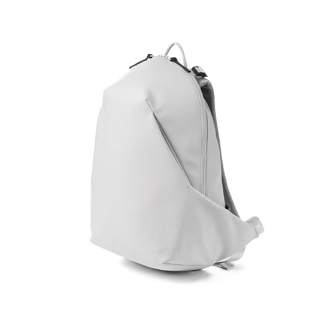 デイパック リュック 22L 軽量 軽い ニット ジャージー ナイロン WE－ME W－02－3 ウエストハーネス チェストベルト 日本製 （ライトグレー）