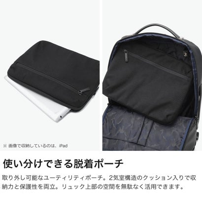 正規品5年保証 リュック メンズ ビジネス 通勤 ビジネスリュック PC バックパック A4 B4 17L 15.6インチ 撥水 Z PACK ype-C2 Laminated Backpack 81432 （ブラック(11)）｜詳細画像