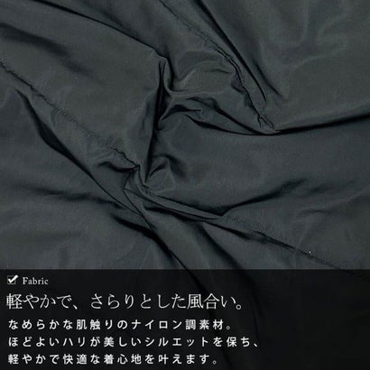 ゴールドジャパン GOLDJAPAN 中綿フーディー配色ベスト （ブラック）｜詳細画像