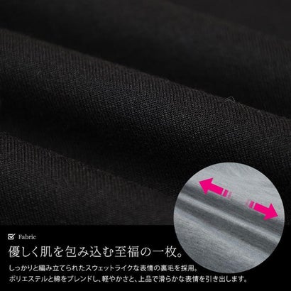 フェイクレイヤードクルーネックプルオーバー （杢グレー）｜詳細画像