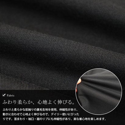 カレッジロゴキーネックスウェットプルオーバー （チャコール）｜詳細画像