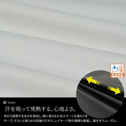 ゴールドジャパン GOLDJAPAN 吸湿発熱裾レースレイヤードトップス （ブラック）｜詳細画像