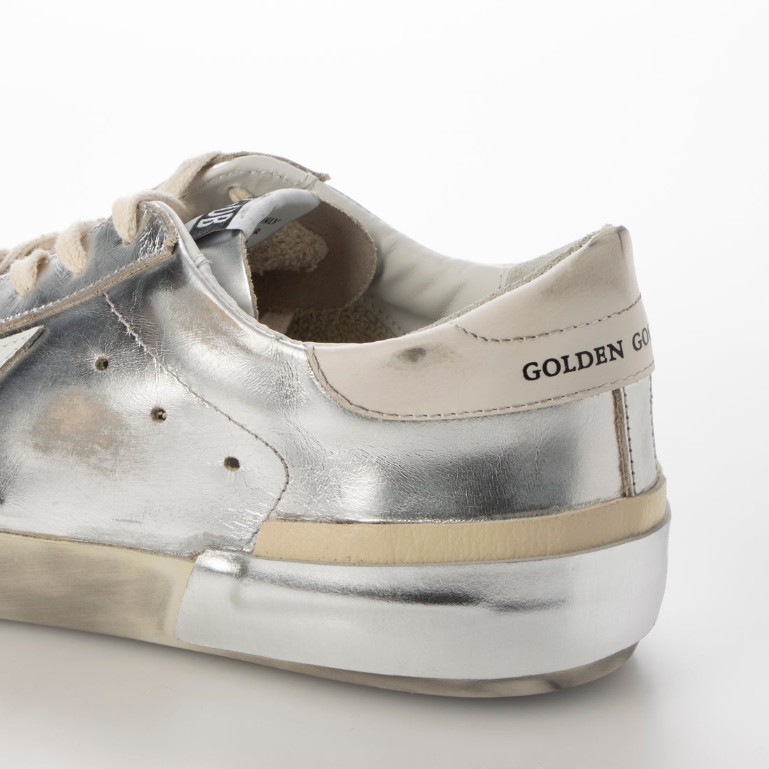 ゴールデングース GOLDEN GOOSE レザーローカットスニーカー（SILVER/WHITE/MILK） -靴＆ファッション通販  ロコンド〜自宅で試着、気軽に返品
