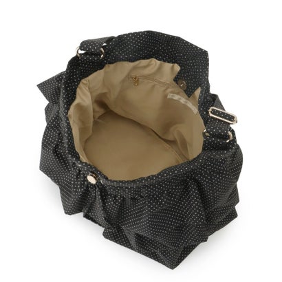 グローブ grove 人気BAGにドット柄・レースが新登場！ティアードドロストショルダー （ブラック(419)）｜詳細画像