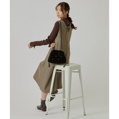 キラキラ巾着ミニショルダー （ブラック(119)）｜詳細画像