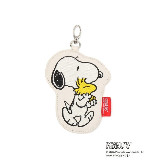 【PEANUTS】カードポーチチャーム （ホワイト(102)）