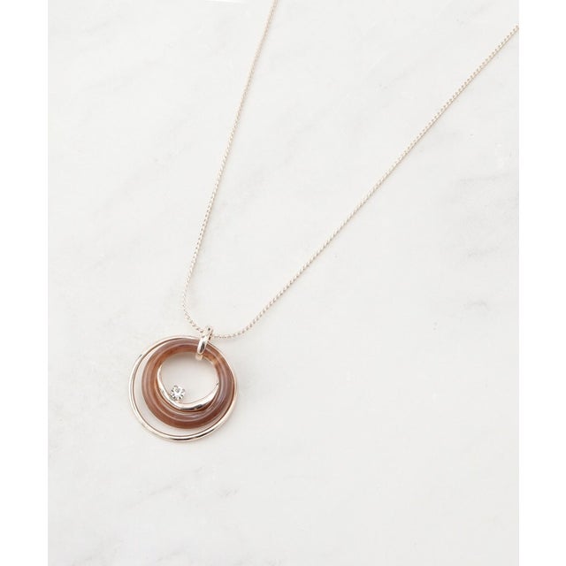 アクリルカラーリングネックレス （ピンクゴールド(005)）