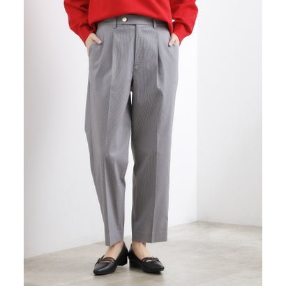 ハイパーストレッチ センタープレステーパードパンツ （ブラック(019)）｜詳細画像