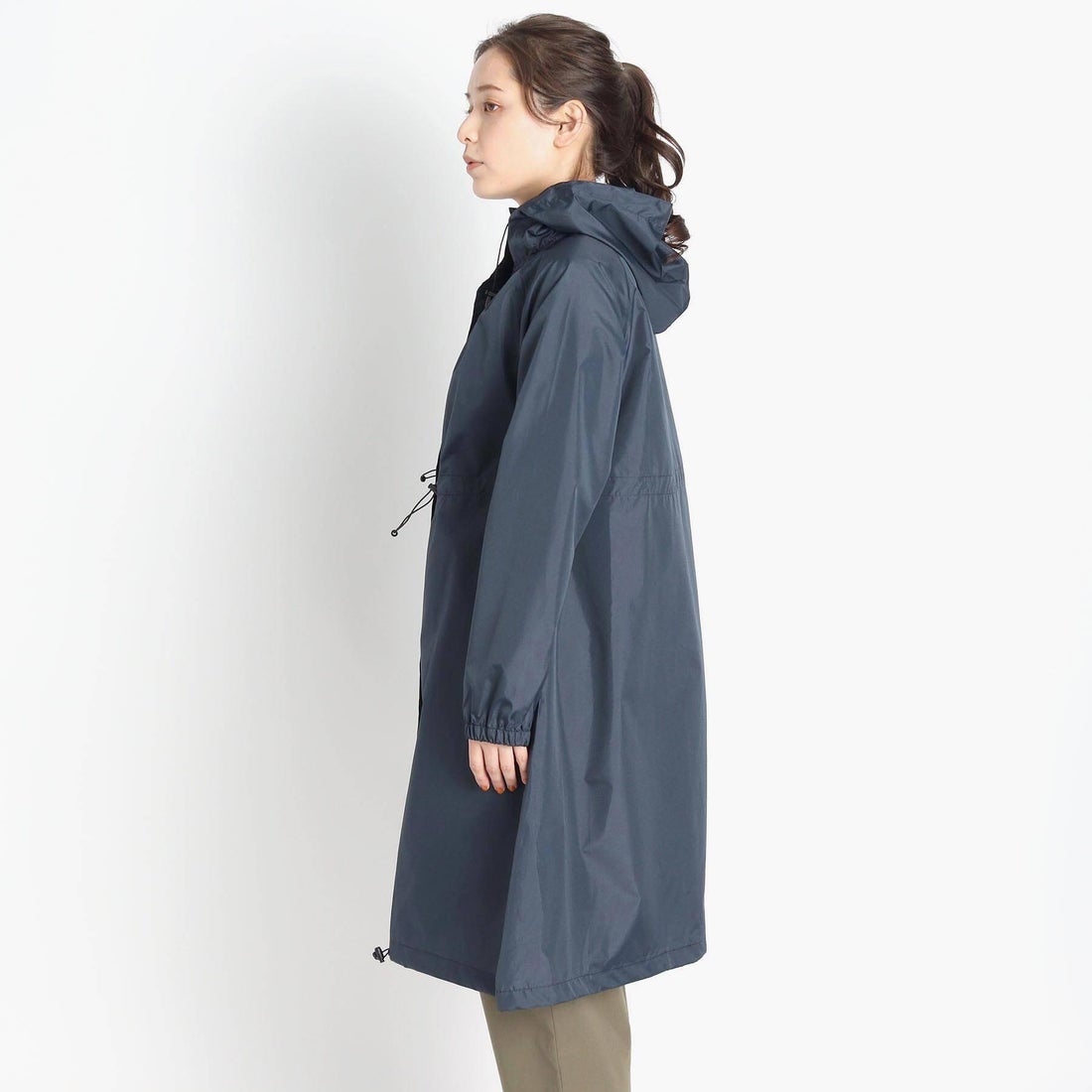 グローブ grove Wpc. ロングモッズコート (ネイビー) -ファッション